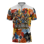 Black Inventors Zipper Polo Shirt African American Inventions - Vintage Artistic Innovation Legacy
