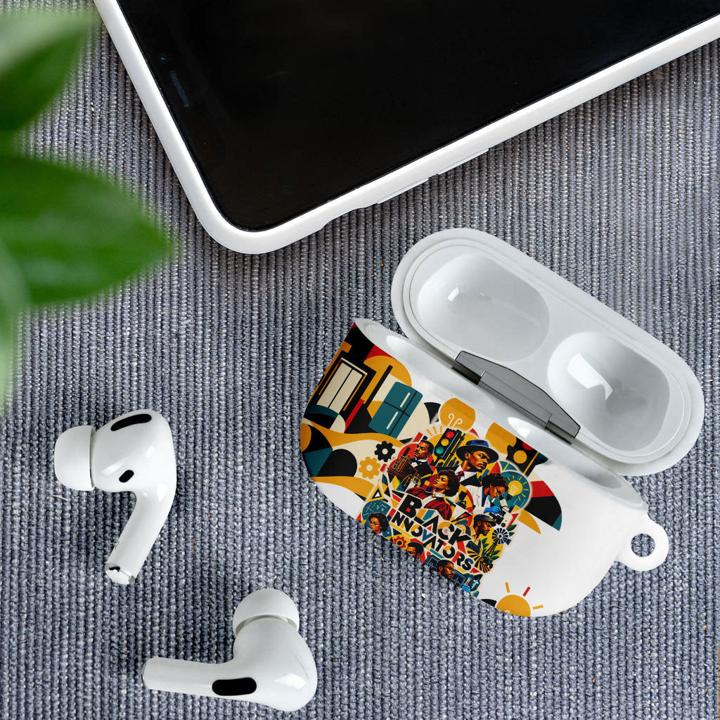 African American Inventions AirPods Case Black Inventors Vintage Pop Collage Black History