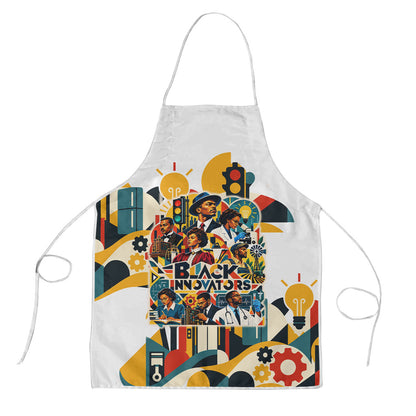 African American Inventions Apron Black Inventors Vintage Pop Collage Black History