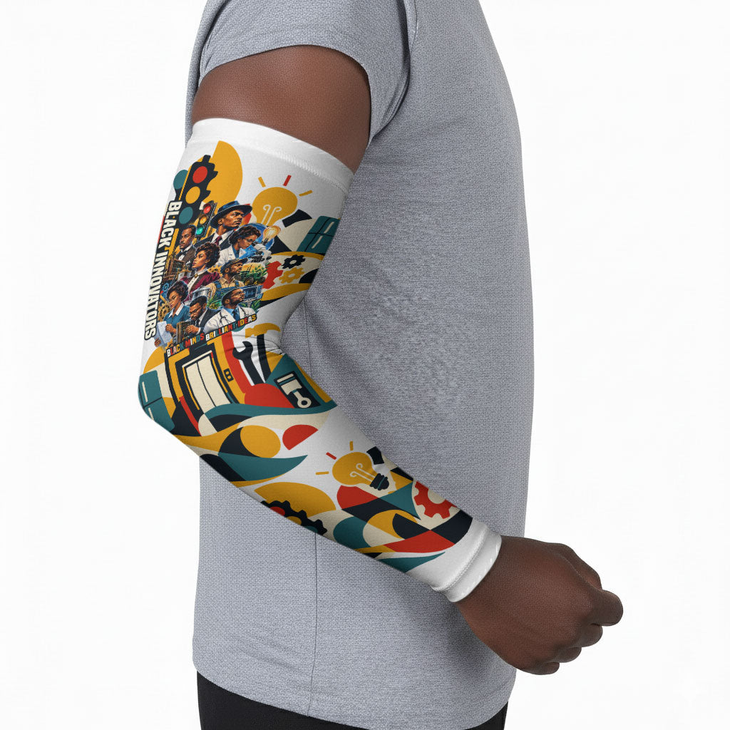 African American Inventions Arm Sleeves Black Inventors Vintage Pop Collage Black History