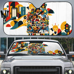 African American Inventions Auto Sun Shade Black Inventors Vintage Pop Collage Black History