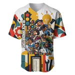 African American Inventions Baseball Jersey Black Inventors Vintage Pop Collage Black History