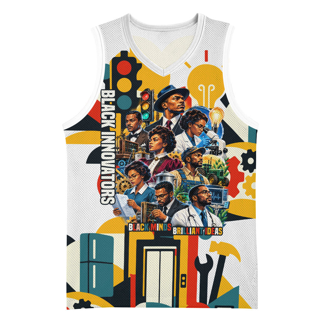 African American Inventions Basketball Jersey Black Inventors Vintage ...