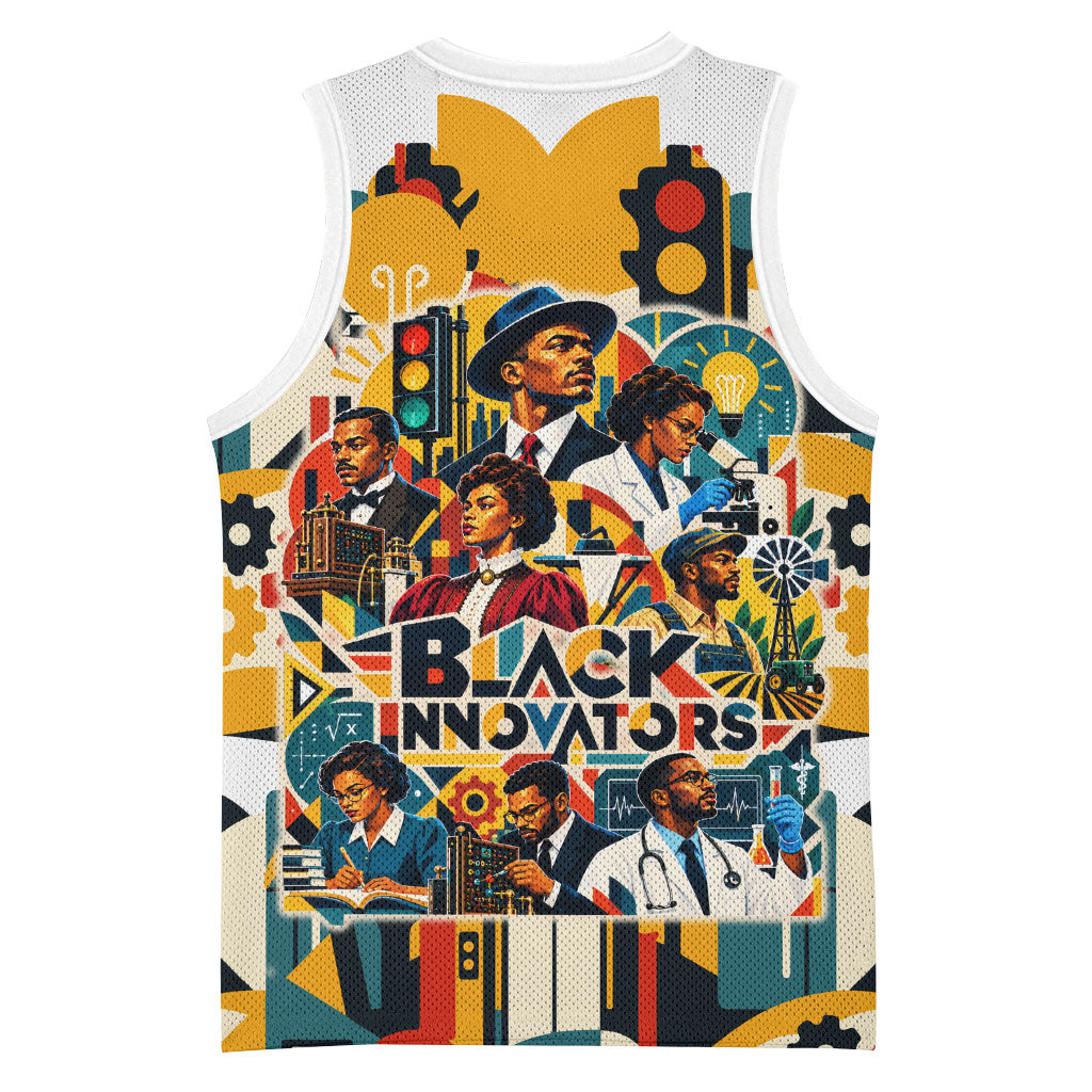 African American Inventions Basketball Jersey Black Inventors Vintage ...