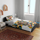African American Inventions Bedding Set Black Inventors Vintage Pop Collage Black History