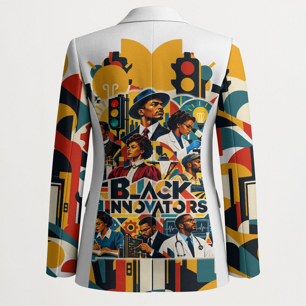 African American Inventions Blazer Black Inventors Vintage Pop Collage Black History