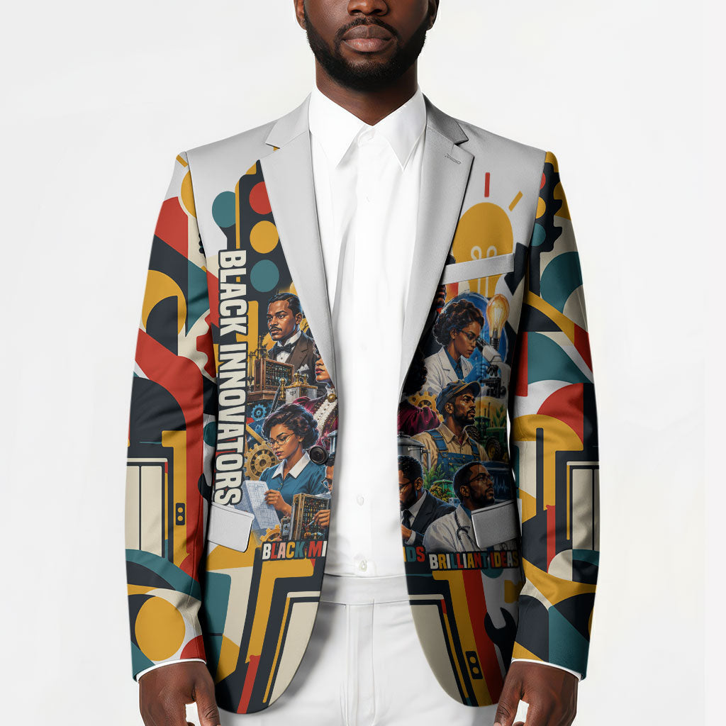African American Inventions Blazer Black Inventors Vintage Pop Collage Black History