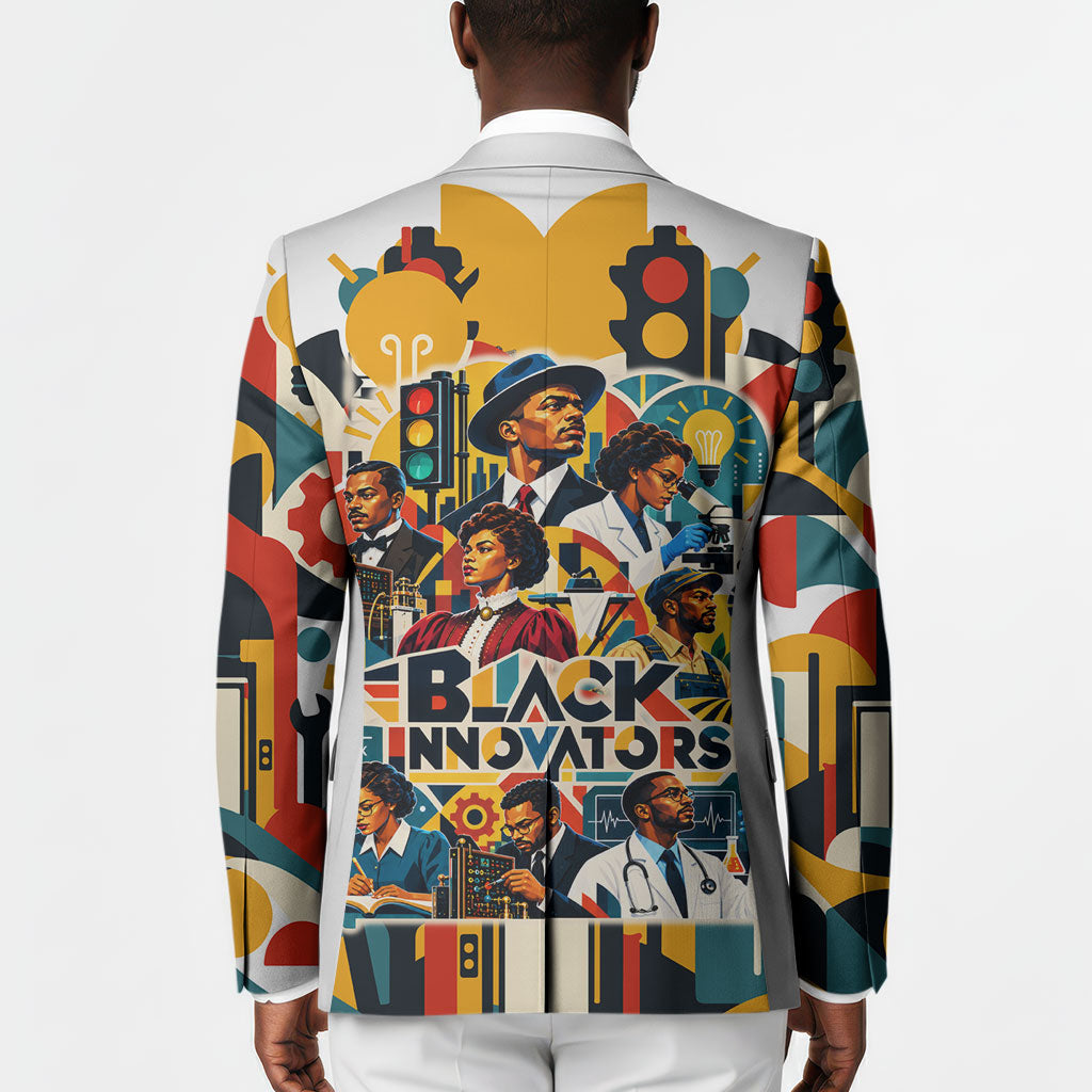 African American Inventions Blazer Black Inventors Vintage Pop Collage Black History