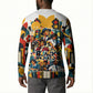 African American Inventions Button Sweatshirt Black Inventors Vintage Pop Collage Black History