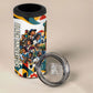 African American Inventions 4 in 1 Can Cooler Tumbler Black Inventors Vintage Pop Collage Black History