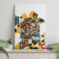 African American Inventions Canvas Wall Art Black Inventors Vintage Pop Collage Black History