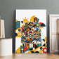 African American Inventions Canvas Wall Art Black Inventors Vintage Pop Collage Black History