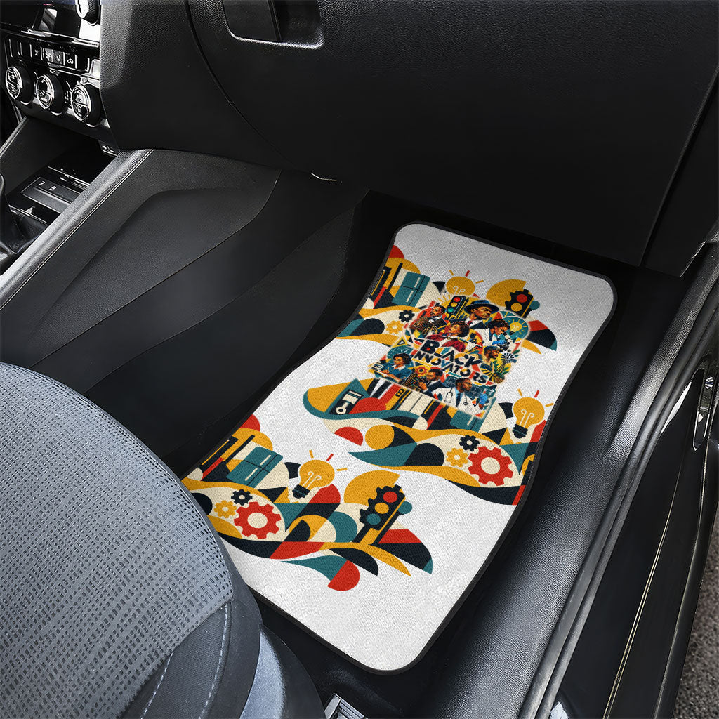 African American Inventions Car Mats Black Inventors Vintage Pop Collage Black History