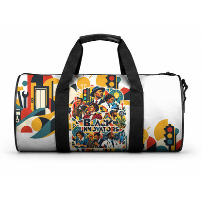 African American Inventions Duffle Bag Black Inventors Vintage Pop Collage Black History