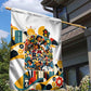 African American Inventions Garden Flag Black Inventors Vintage Pop Collage Black History