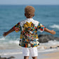 African American Inventions Kid Hawaiian Shirt Black Inventors Vintage Pop Collage Black History