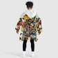 African American Inventions Kid Wearable Blanket Hoodie Black Inventors Vintage Pop Collage Black History