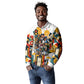 African American Inventions Long Sleeve Polo Shirt Black Inventors Vintage Pop Collage Black History