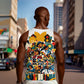 African American Inventions Men Tank Top Black Inventors Vintage Pop Collage Black History