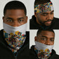 African American Inventions Neck Gaiter Black Inventors Vintage Pop Collage Black History