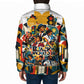 African American Inventions Padded Jacket Black Inventors Vintage Pop Collage Black History