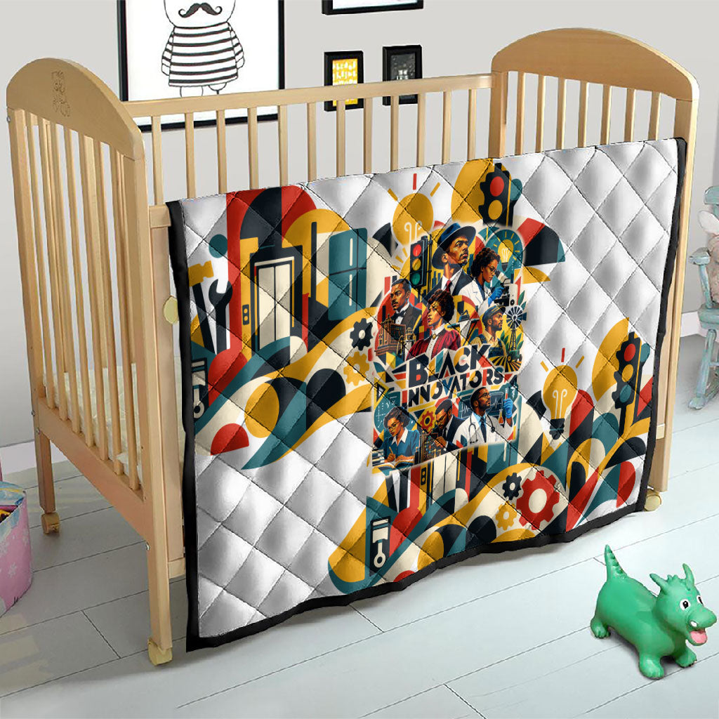 African American Inventions Quilt Black Inventors Vintage Pop Collage Black History