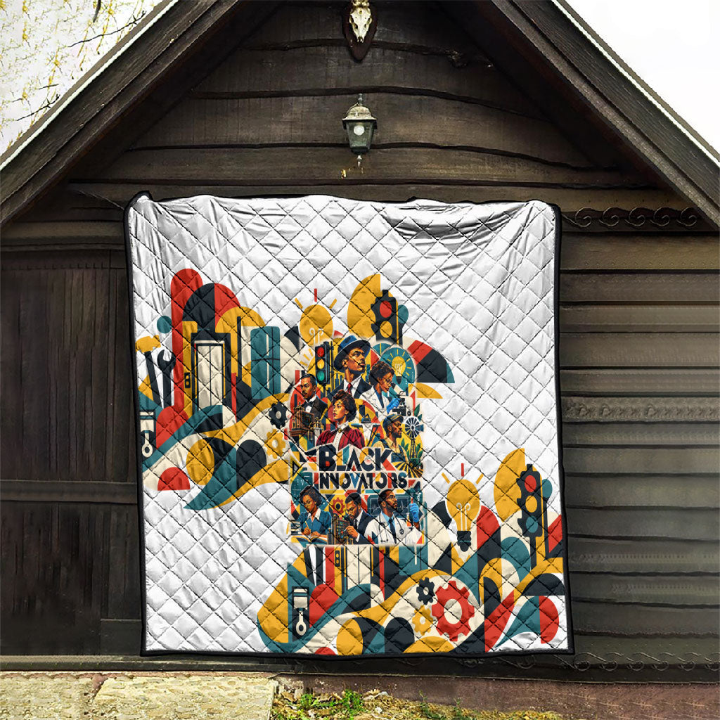 African American Inventions Quilt Black Inventors Vintage Pop Collage Black History