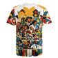 African American Inventions Rugby Jersey Black Inventors Vintage Pop Collage Black History