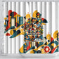 African American Inventions Shower Curtain Black Inventors Vintage Pop Collage Black History