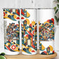 African American Inventions Skinny Tumbler Black Inventors Vintage Pop Collage Black History