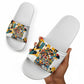 African American Inventions Slide Sandals Black Inventors Vintage Pop Collage Black History