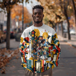African American Inventions Sweatshirt Black Inventors Vintage Pop Collage Black History