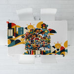 African American Inventions Tablecloth Black Inventors Vintage Pop Collage Black History