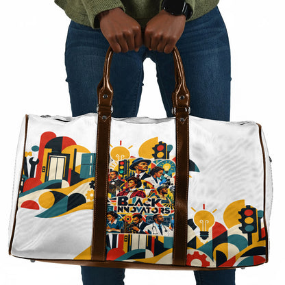 African American Inventions Travel Bag Black Inventors Vintage Pop Collage Black History