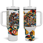African American Inventions Tumbler With Handle Black Inventors Vintage Pop Collage Black History