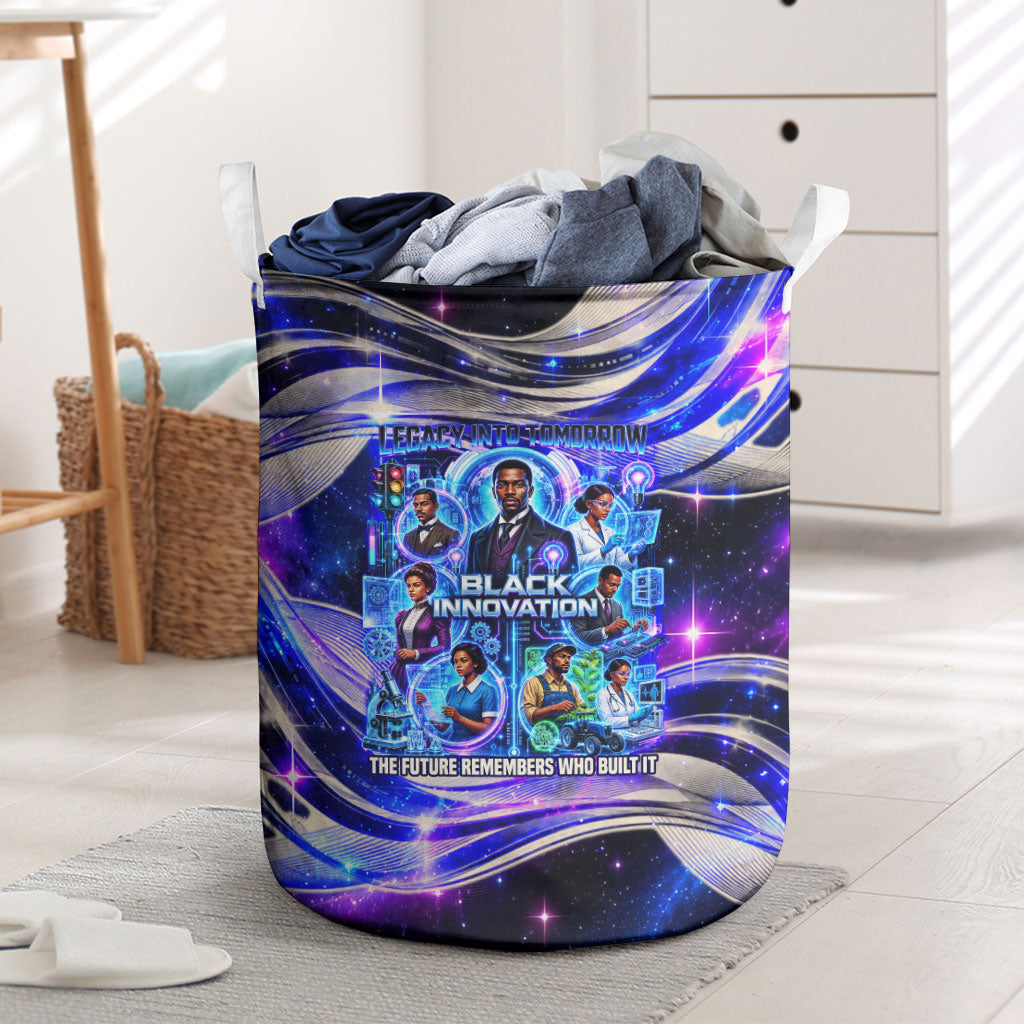 African American Inventions Black Inventors Laundry Basket Black Excellence Heritage Tribute - Futuristic Innovation