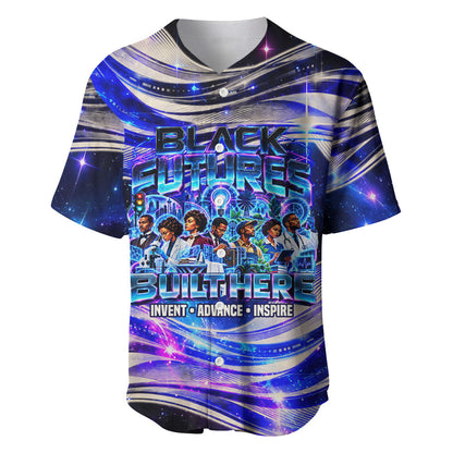 African American Inventions Black Inventors Baseball Jersey Black Excellence Heritage Tribute - Futuristic Innovation