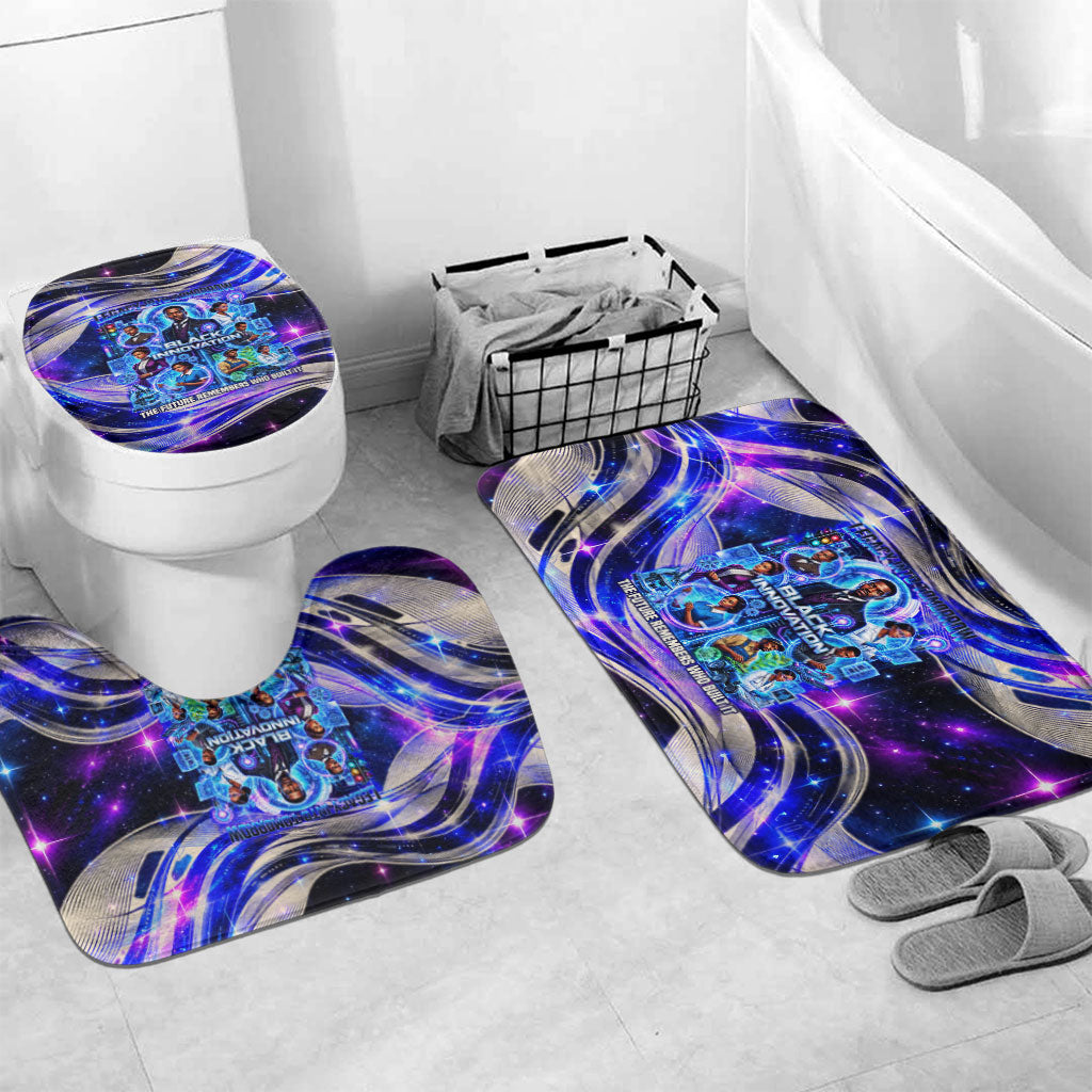 African American Inventions Black Inventors Bathroom Set Black Excellence Heritage Tribute - Futuristic Innovation