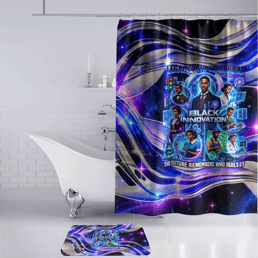 African American Inventions Black Inventors Bathroom Set Black Excellence Heritage Tribute - Futuristic Innovation