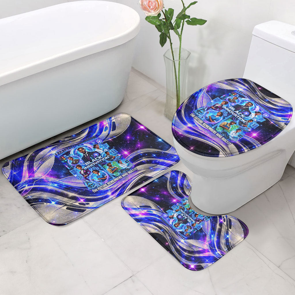African American Inventions Black Inventors Bathroom Set Black Excellence Heritage Tribute - Futuristic Innovation