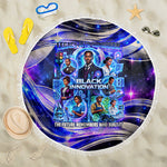 African American Inventions Black Inventors Beach Blanket Black Excellence Heritage Tribute - Futuristic Innovation
