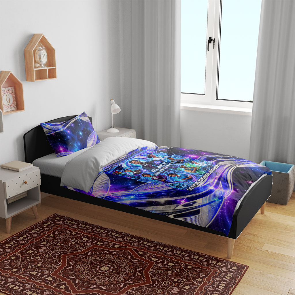 African American Inventions Black Inventors Bedding Set Black Excellence Heritage Tribute - Futuristic Innovation