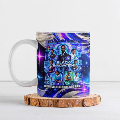 African American Inventions Black Inventors Ceramic Mug Black Excellence Heritage Tribute - Futuristic Innovation