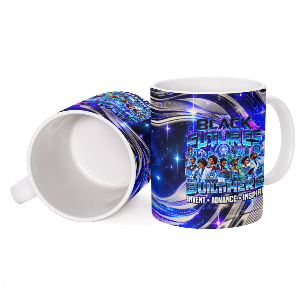 African American Inventions Black Inventors Ceramic Mug Black Excellence Heritage Tribute - Futuristic Innovation