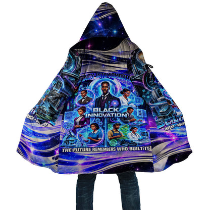 African American Inventions Black Inventors Cloak Black Excellence Heritage Tribute - Futuristic Innovation