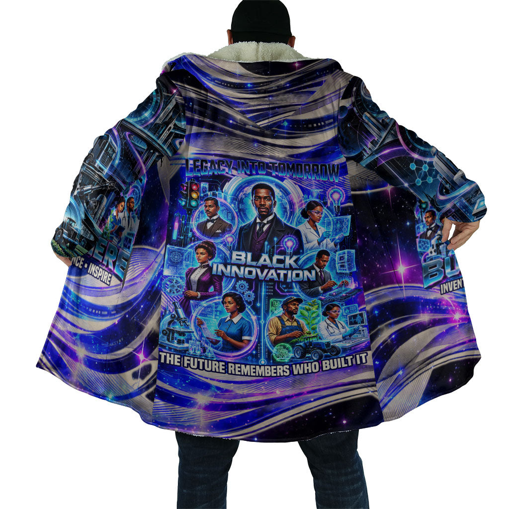 African American Inventions Black Inventors Cloak Black Excellence Heritage Tribute - Futuristic Innovation