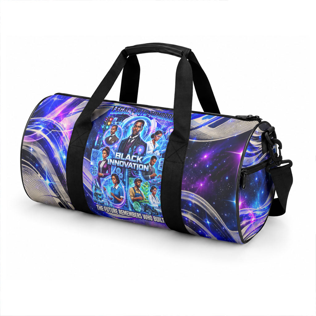African American Inventions Black Inventors Duffle Bag Black Excellence Heritage Tribute - Futuristic Innovation