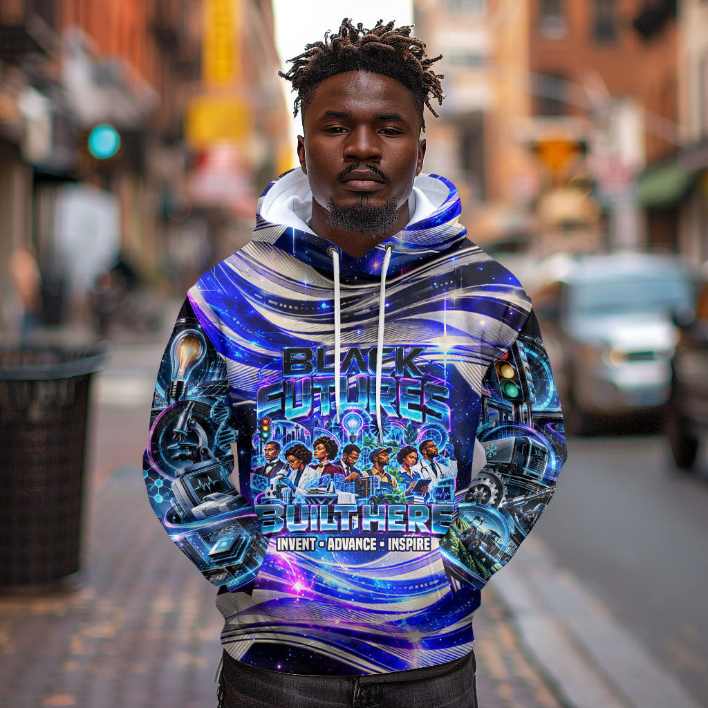 African American Inventions Black Inventors Hoodie Black Excellence Heritage Tribute - Futuristic Innovation