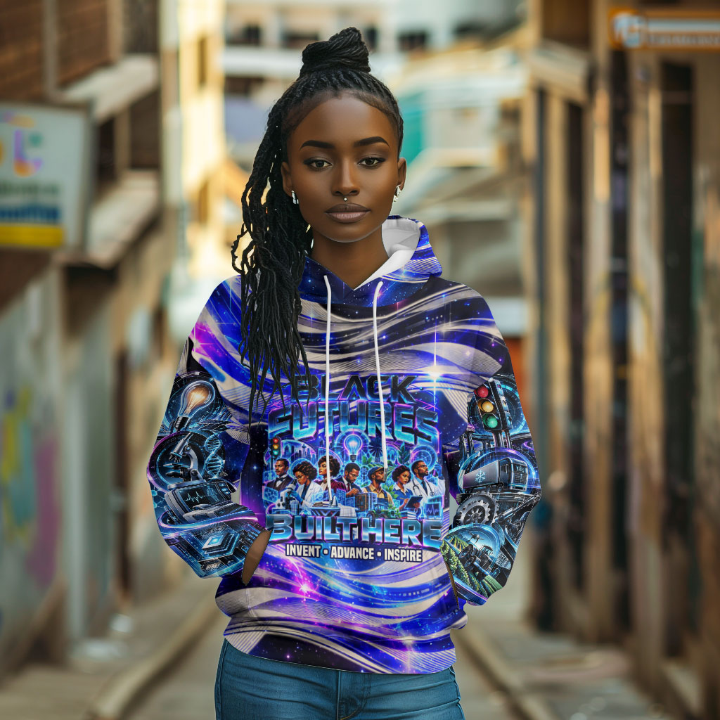 African American Inventions Black Inventors Hoodie Black Excellence Heritage Tribute - Futuristic Innovation