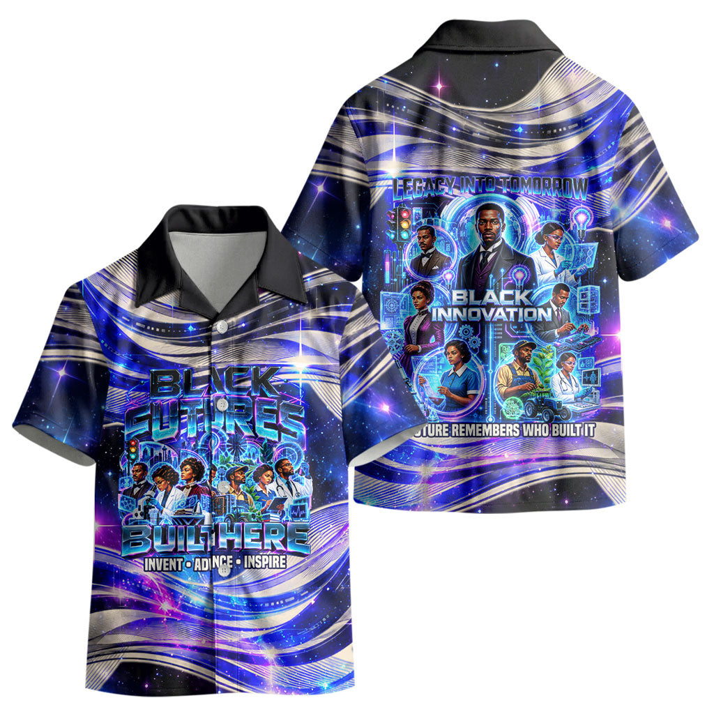 African American Inventions Black Inventors Kid Hawaiian Shirt Black Excellence Heritage Tribute - Futuristic Innovation
